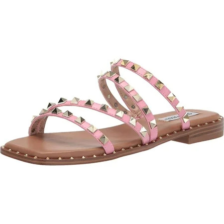 Steve Madden Womens Skyler Flat Sandal 8 Pink | Walmart (US)