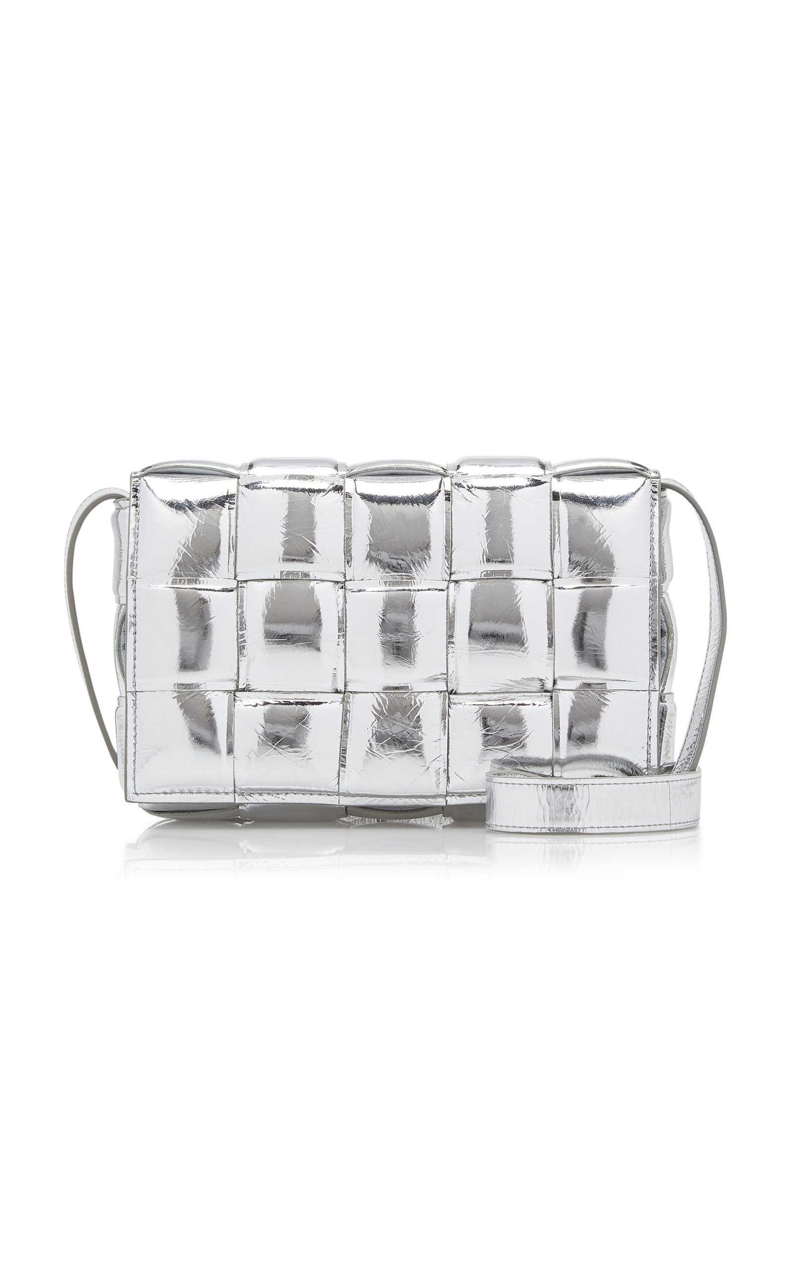 The Padded Cassette Metallic Leather Bag | Moda Operandi (Global)