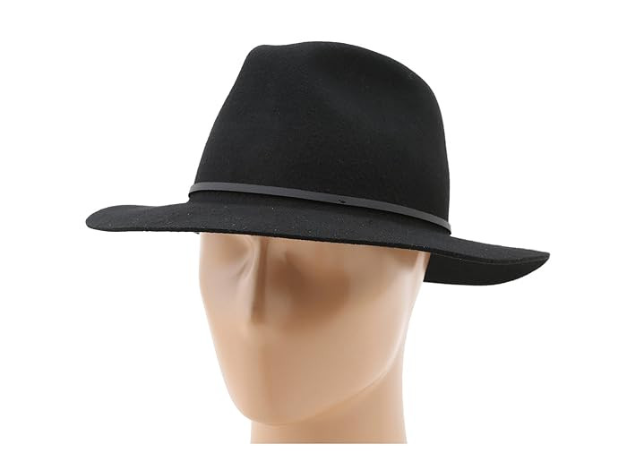 Brixton Wesley Fedora (Black) Traditional Hats | Zappos