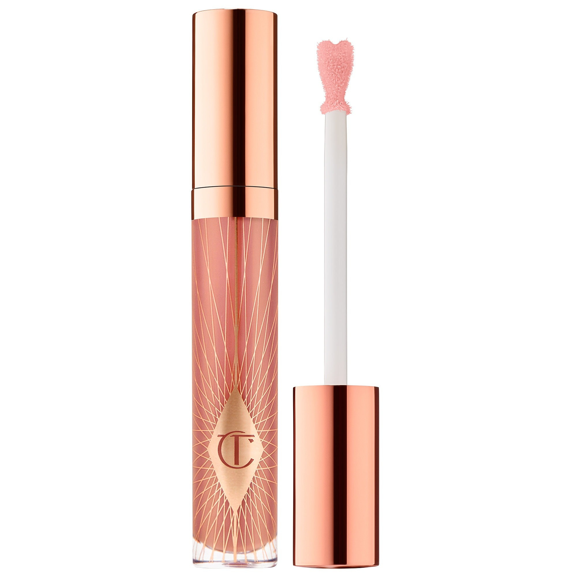 Charlotte Tilbury Collagen Lip Bath Gloss Pillow Talk 0.26 oz / 7.9 mL | Sephora (US)