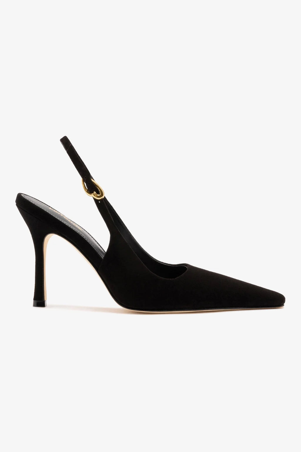 Carine Pump In Black Leather | Larroude
