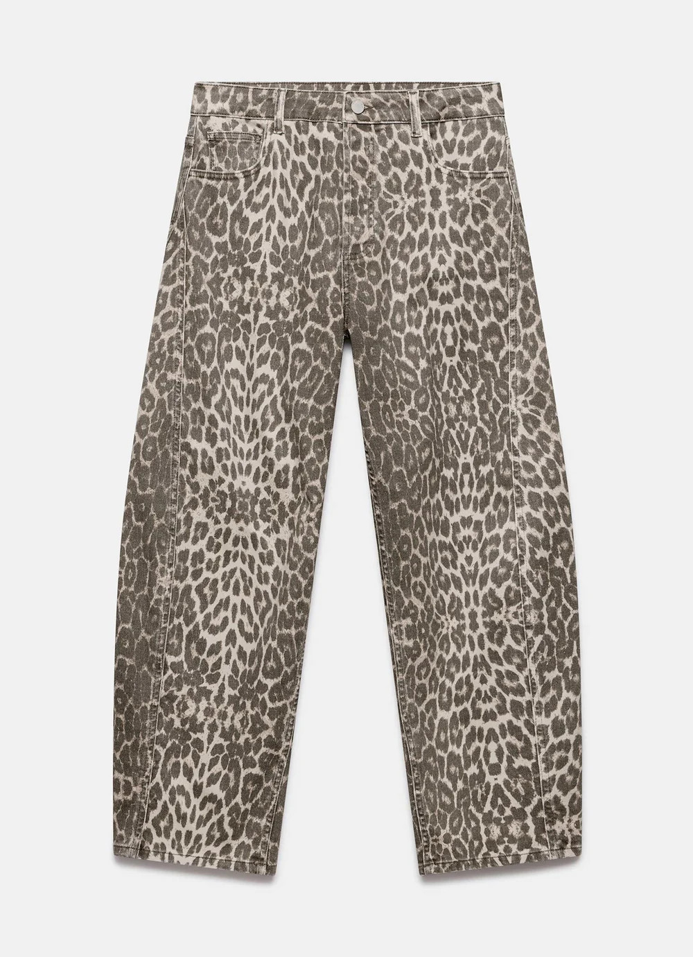 Leopard Print Barrel Jeans | Mint Velvet