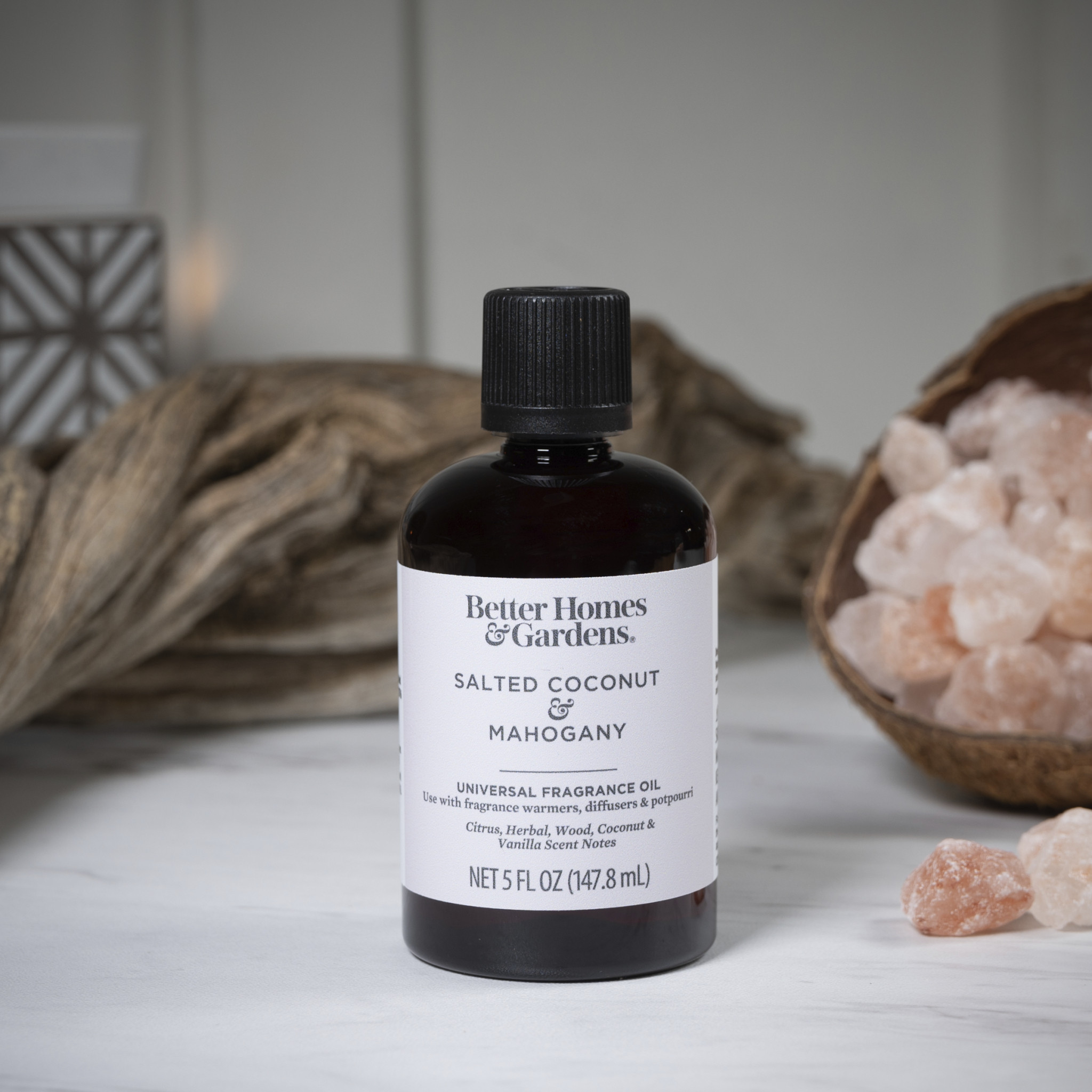 Better Homes & Gardens Universal Fragrance Oil, Salted Coconut & Mahagony Scented, 5 fl oz - Walm... | Walmart (US)