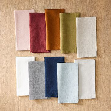 European Flax Linen Napkin Sets | West Elm (US)