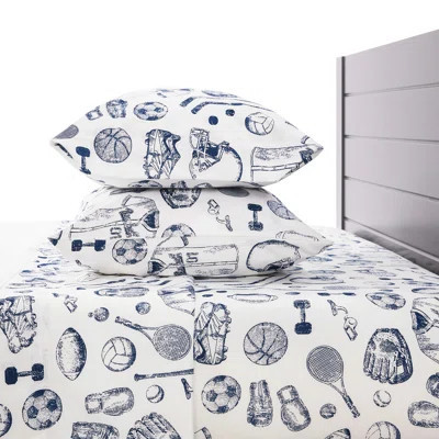 Sports Classic Collection Sports Kids Sports Bedsheets Set, Super Soft Baseball, Football, Soccer Themed Bedsheets | Wayfair North America