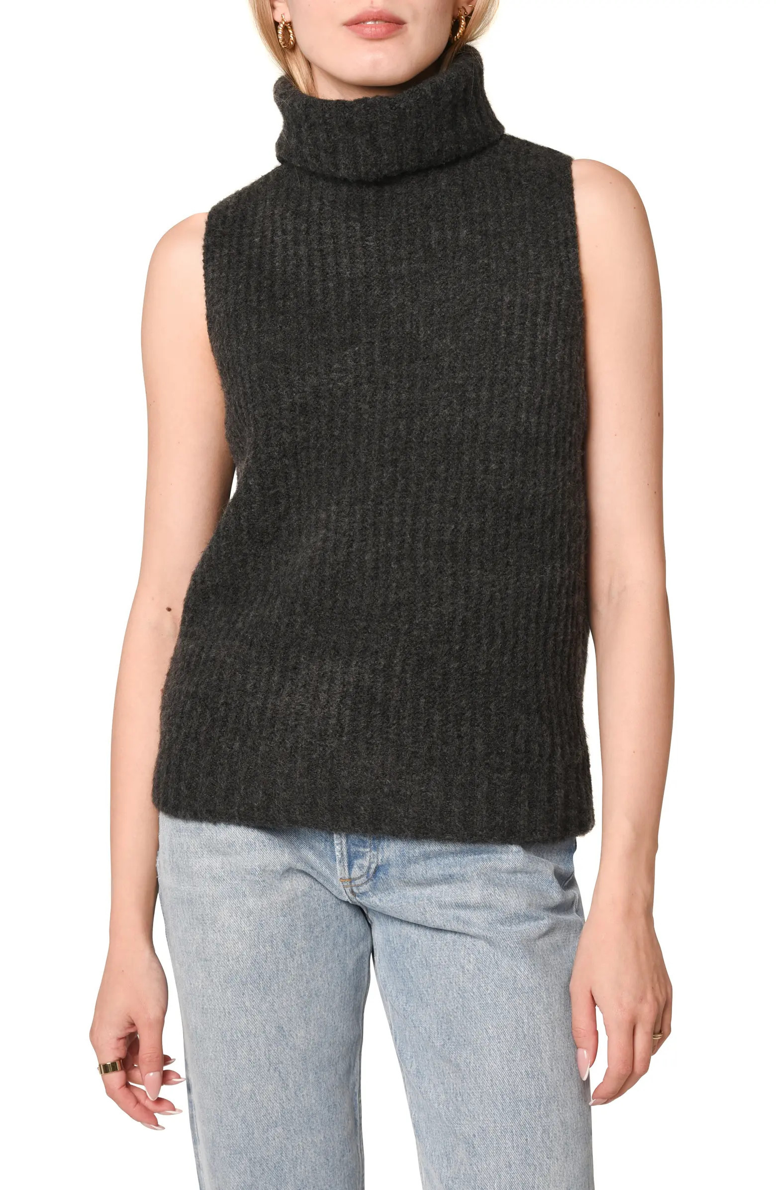 Shay Sleeveless Rib Cowl Neck Sweater | Nordstrom