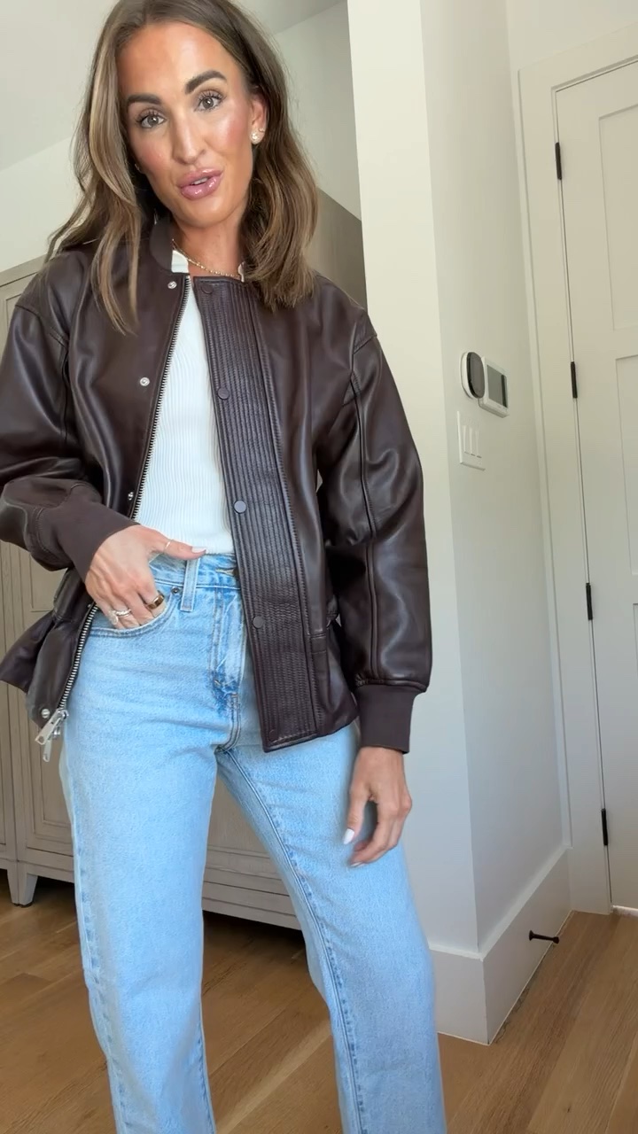 this leather jacket is one of my very favorite nsale purchase this year!😍 such amazing quality for a great price

#LTKootd #LTKSaleAlert #LTKSeasonal