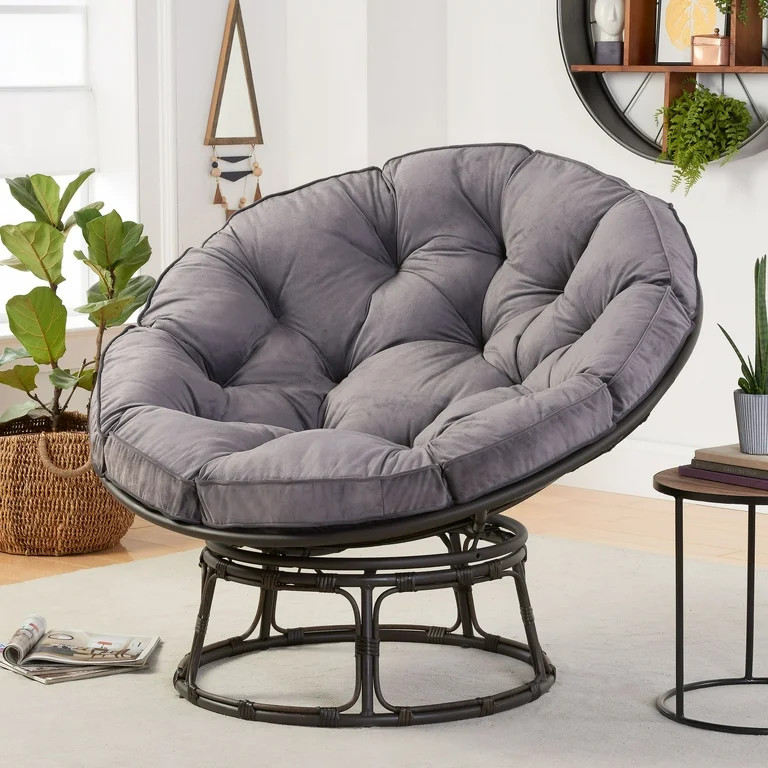 Better Homes & Gardens Papasan Chair, Charcoal Gray | Walmart (US)