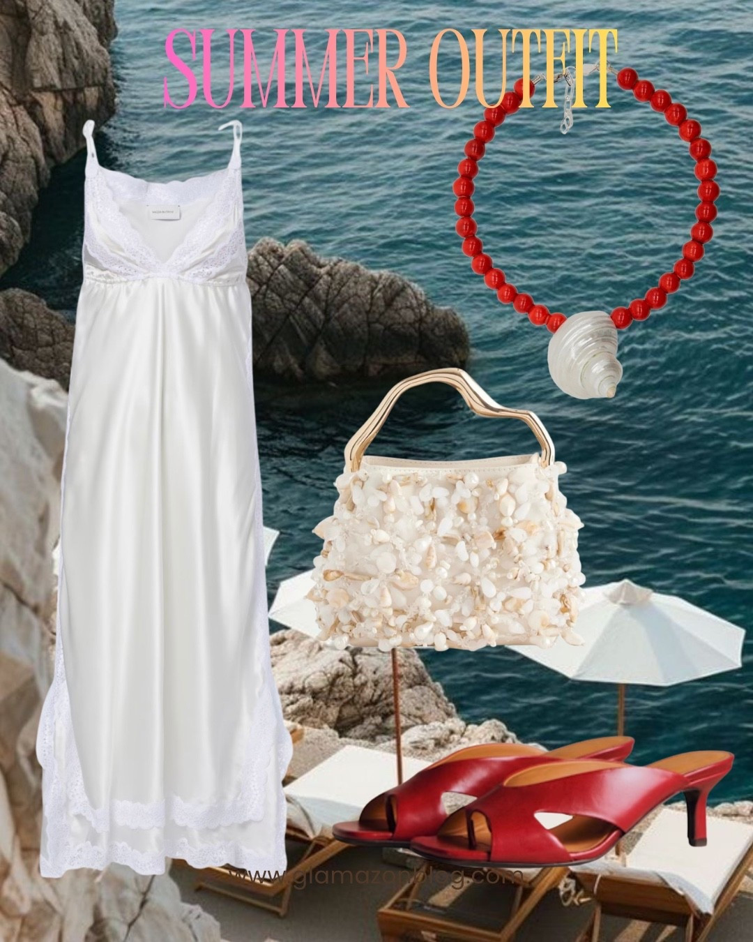 White dress, maxi dress, red heels, pearl bag, holiday outfit

#LTKeurope #LTKsummer #LTKdatenight