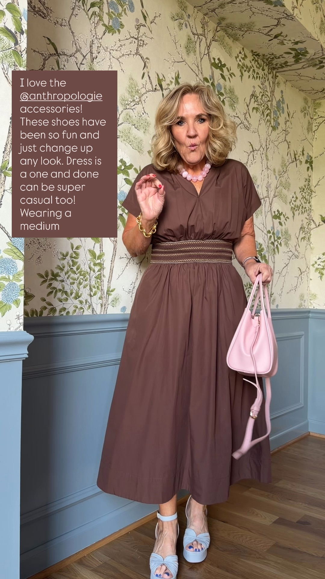 Use code Nanette20 and get 20% off your @Anthropologie order! Ends 5/10
Wearing a medium in this dress. I’ll link other favorites too. 

Brown dress summer dress casual dress platform heels blue shoes

#LTKOver40 #LTKSaleAlert #LTKootd