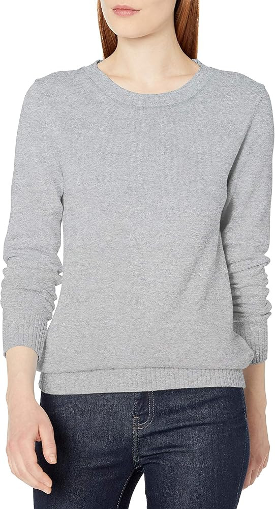 Amazon Essentials Women's 100% Cotton Crewneck Sweater | Amazon (US)