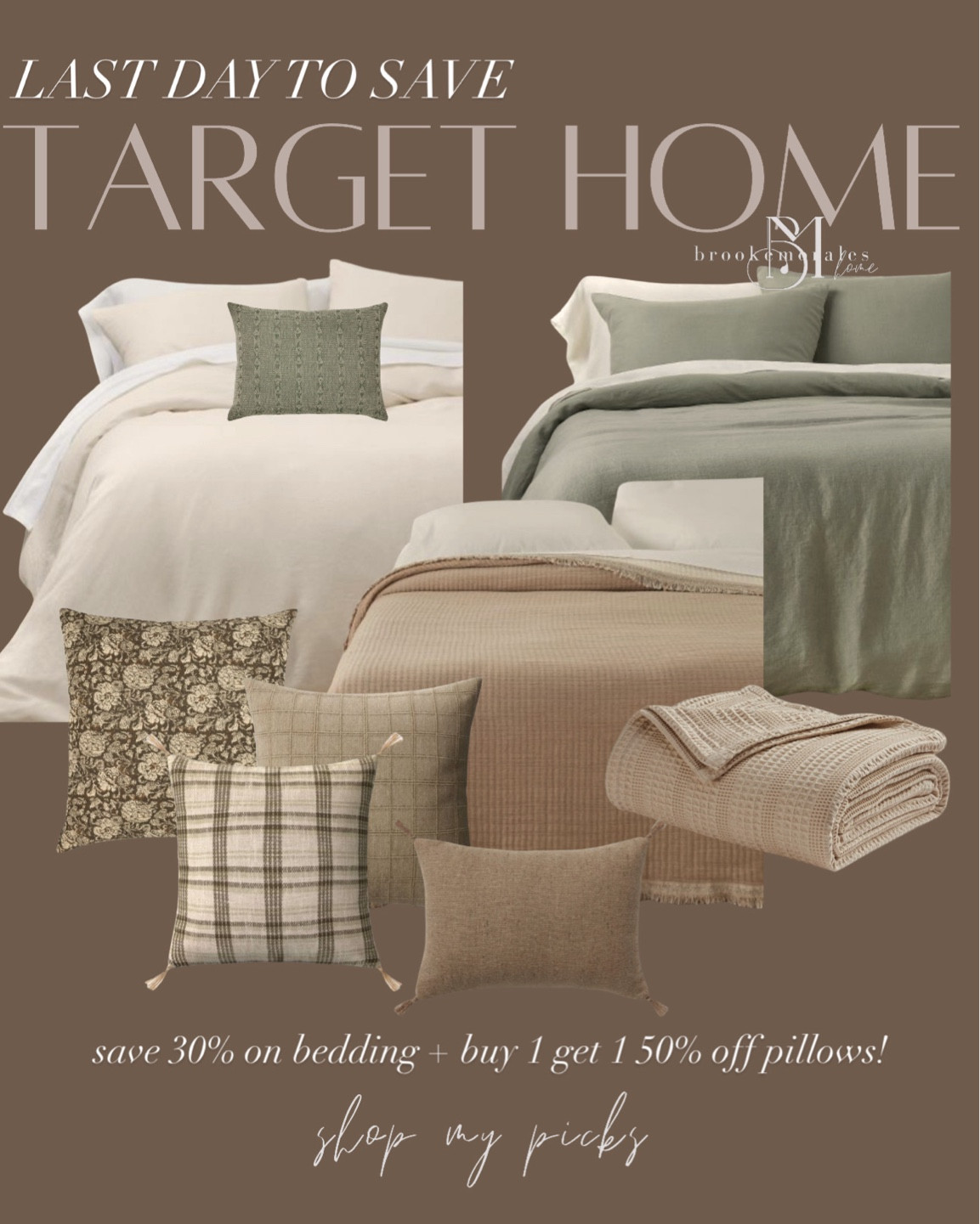 Target Circle Deals 🚨 Save 30% on bedding + buy 1 get 1 50% off pillows! 

#LTKSaleAlert #LTKStyleTip #LTKSummerSales