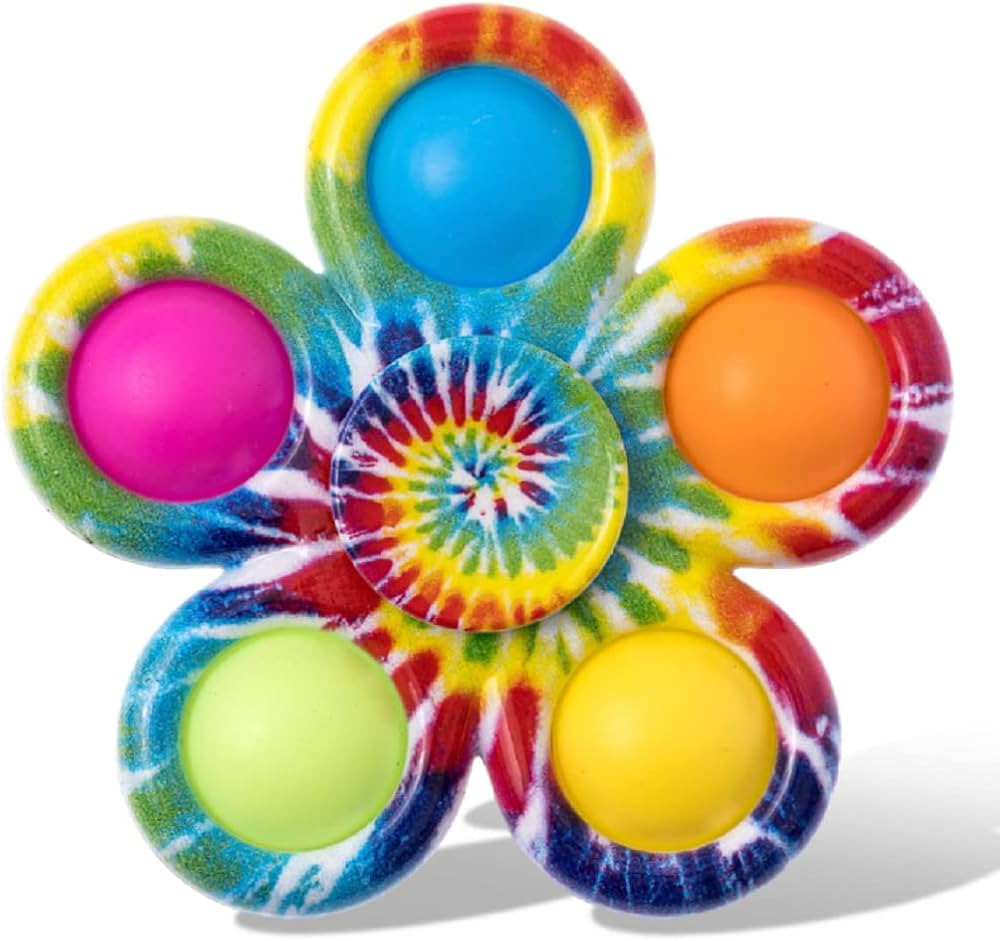 Nutty Toys Fidget Spinner Dimple Popper Sensory Toy - Top Stress & Anxiety Relief Gifts 2023 Uniq... | Amazon (US)
