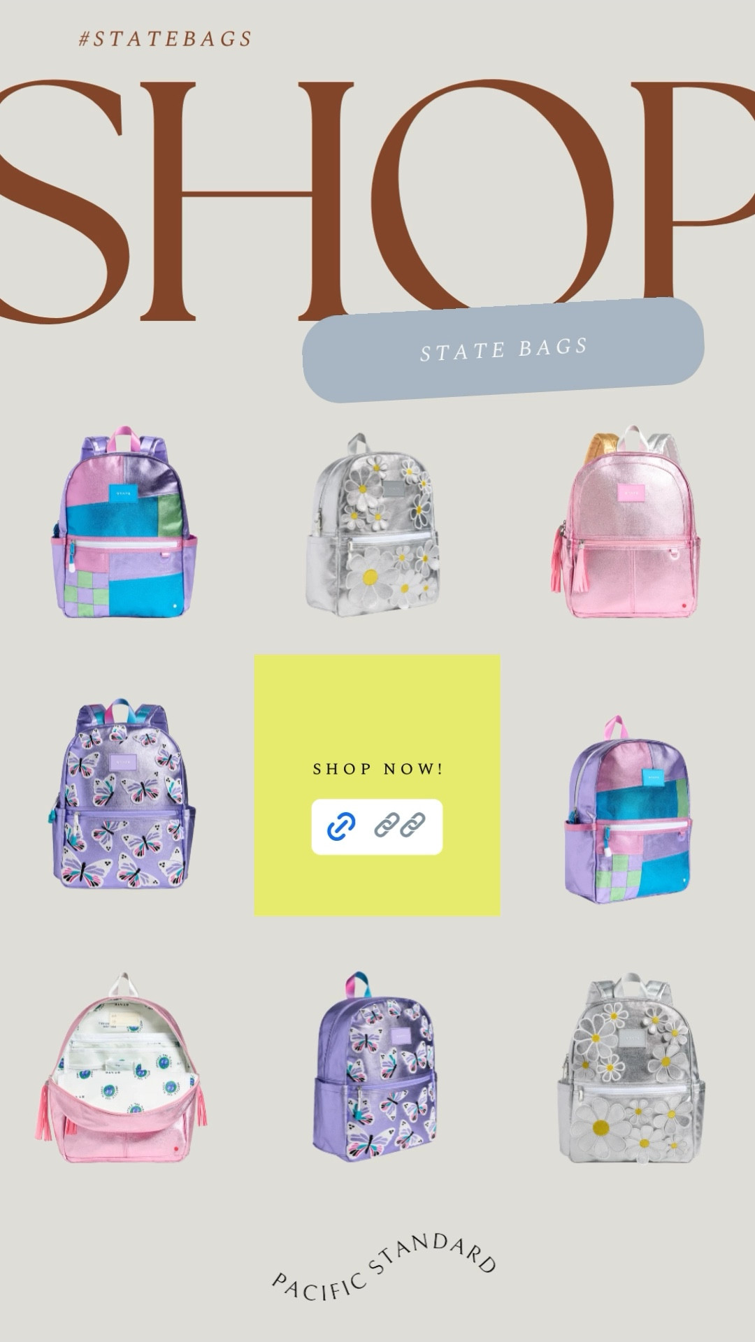  @STATEbags have ample storage for all your kid’s school supplies. They can comfortably accommodate heavier water bottles and lunch bags. #statebags #ad 