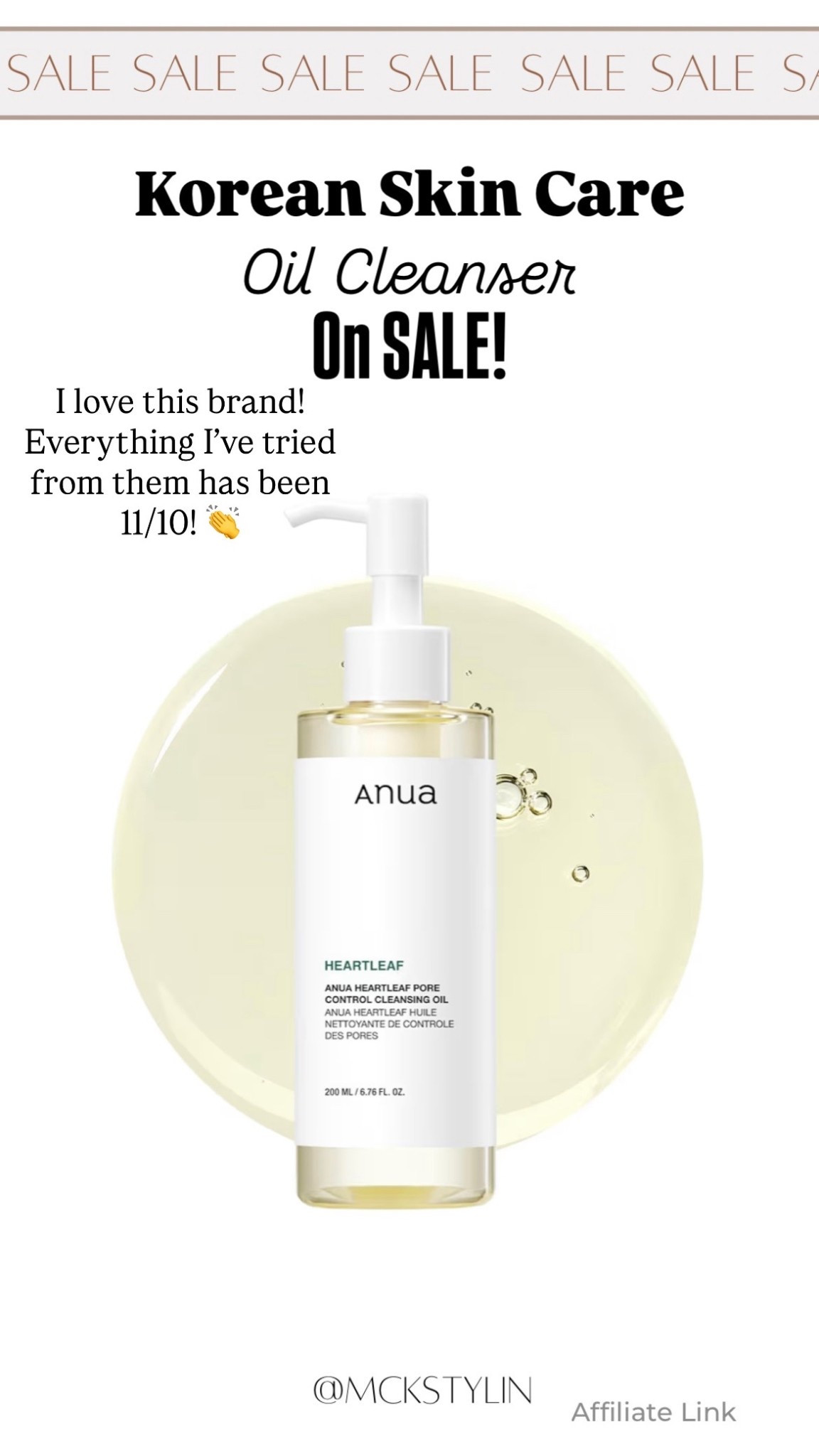 Oil cleansing has been a game changer for me! Hydrates my skin like no other. I’ve loved everything I’ve tried from this brand! 

#LTKselfcare #LTKSaleAlert #LTKBeauty