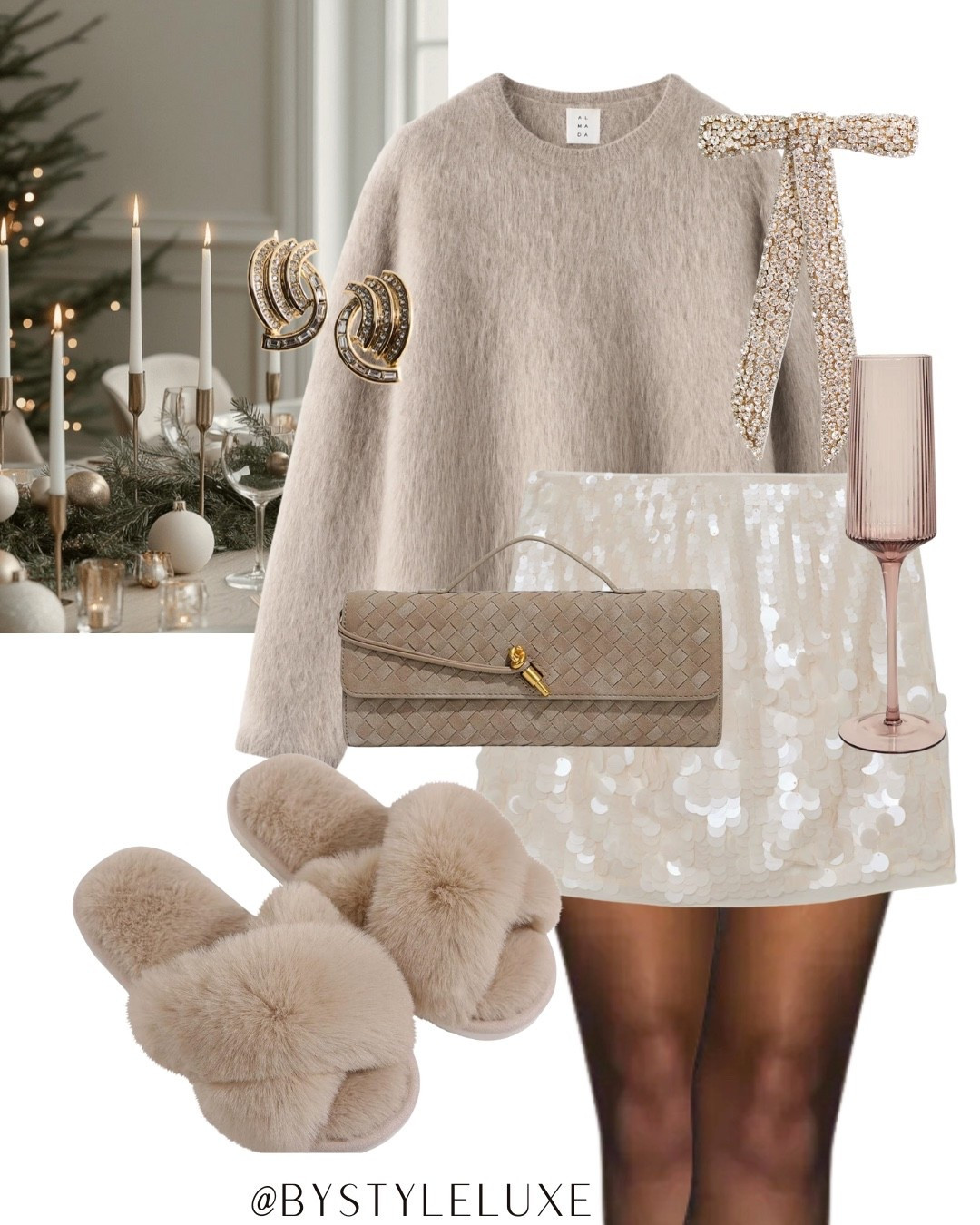 CHRISTMAS AT HOME - cosy neutral tones for a festive day at home 

#sequinskirt #partywear #christmasoutfit

#LTKpartywear #LTKfestive #LTKwinter