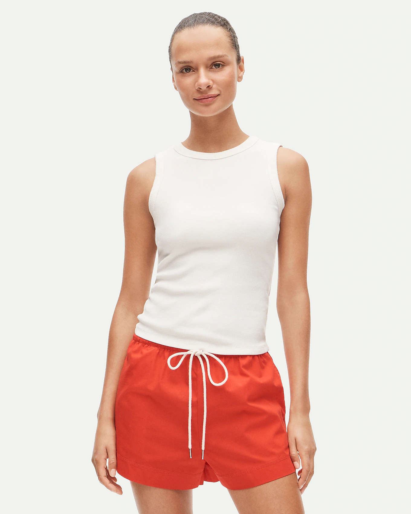 Perfect rib crewneck tank top | J. Crew US