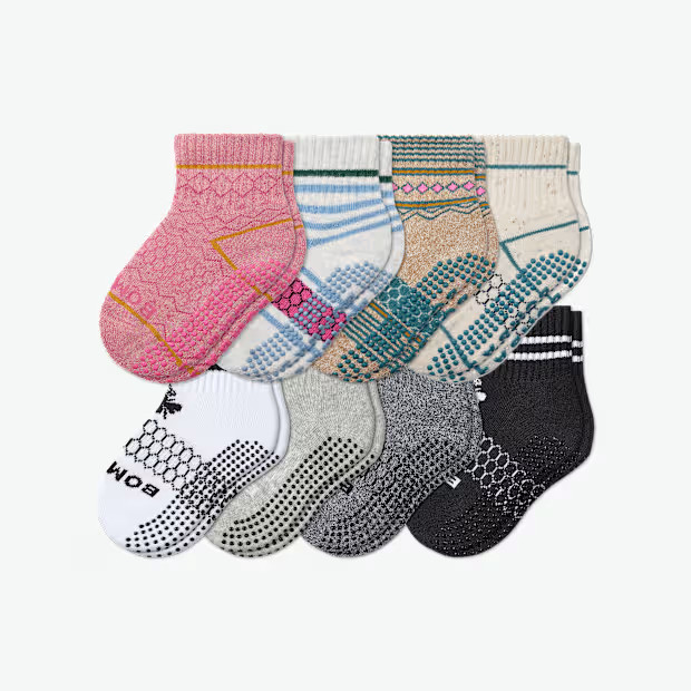 Toddler Gripper Calf Sock 8-Pack | Bombas