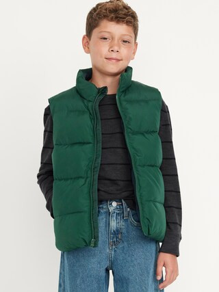 Water-Resistant Quilted Puffer Vest for Boys | Old Navy (US)