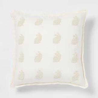 Beaded Bunny Throw Pillow - Threshold™ | Target