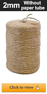 PerkHomy Natural Jute Twine 600 Feet Long Twine String for Crafts Gift Wrapping Packing Gardening... | Amazon (US)