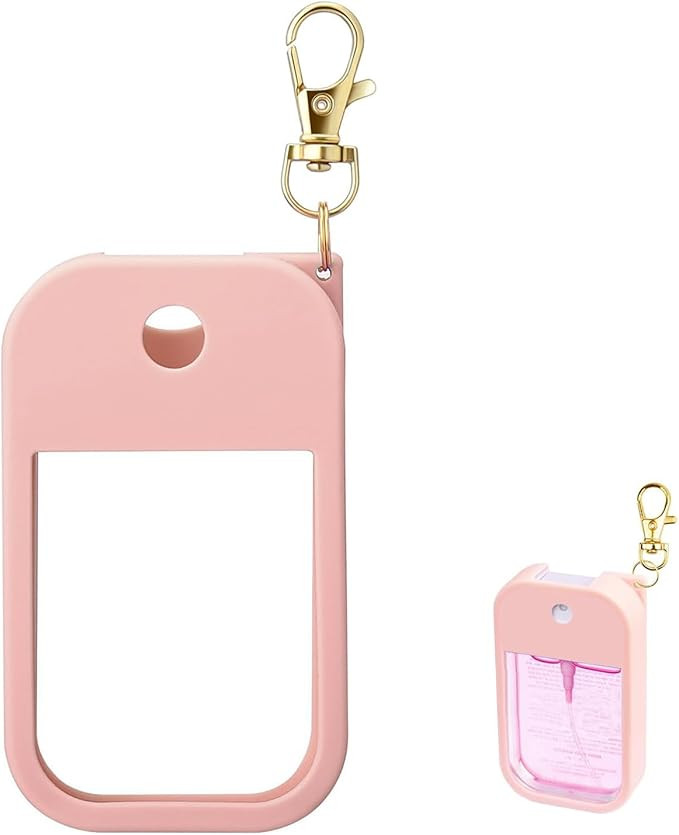 Silicone Case for Touchland Hand Sanitizer Spray 1 FL OZ., Stylish Protective Cover with Keychain... | Amazon (US)