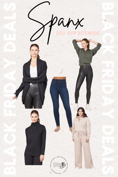 20% off site wide at Spanx! I absolutely love their faux leather leggings and their jeans are incredible! I have my eye on the air essentials cocoon wrap! 

#LTKsalealert #LTKGiftGuide #LTKSeasonal
