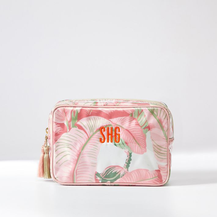 Clear Coated Travel Cosmetic Pouch | Mark and Graham