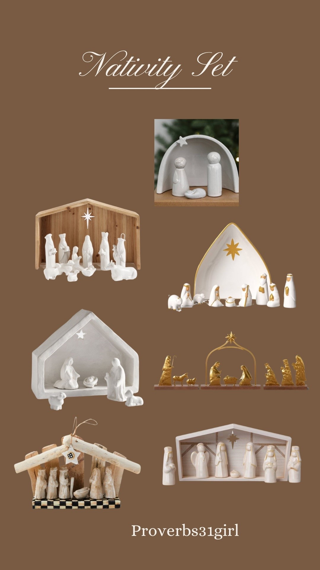 Nativity Set! 

#LTKSeasonal #LTKHoliday #LTKHome