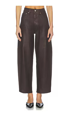 DL1961 Miro High Rise Barrel Jeans in Cocoa Coated from Revolve.com | Revolve Clothing (Global)