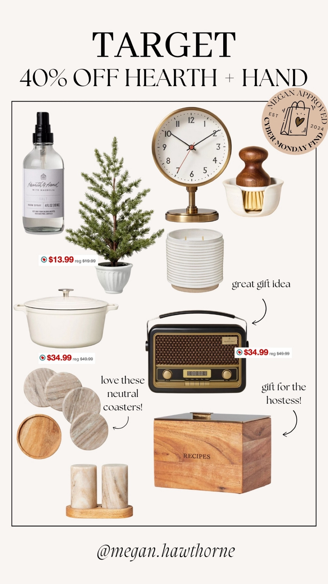 Target hearth and hand is 30% off today! Great gifts for the hostess! 

#LTKHoliday #LTKGiftGuide #LTKSaleAlert