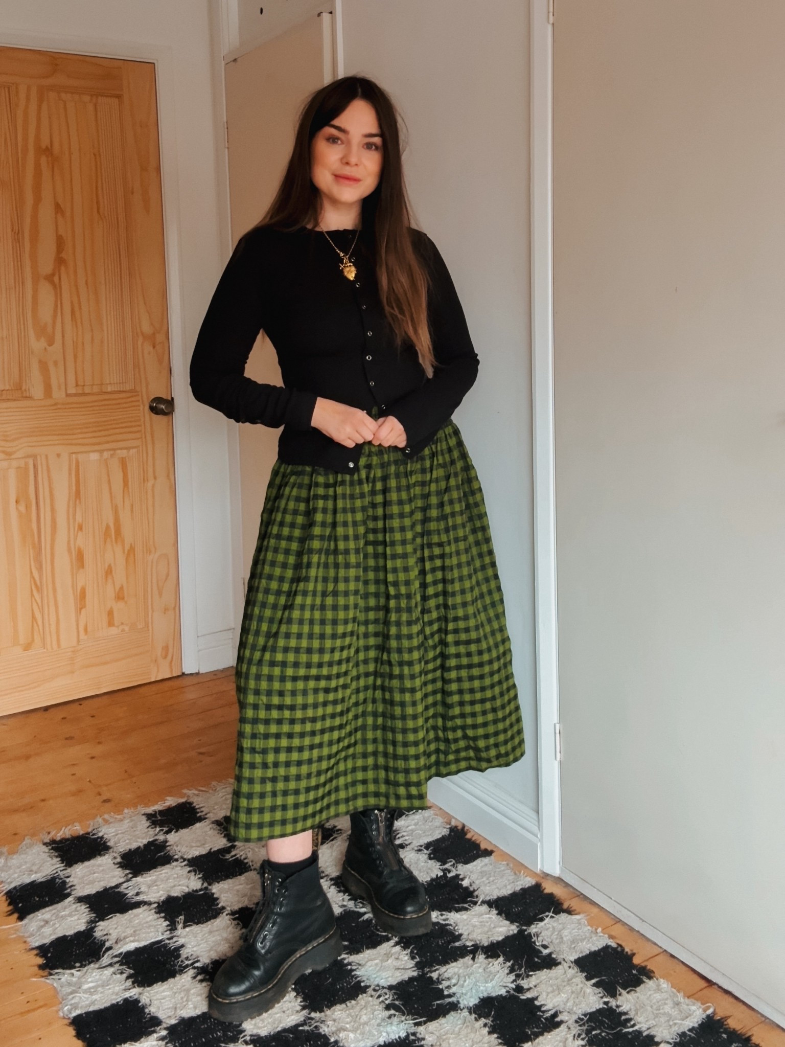 Green gingham 🖤

#LTKwinter #LTKuk