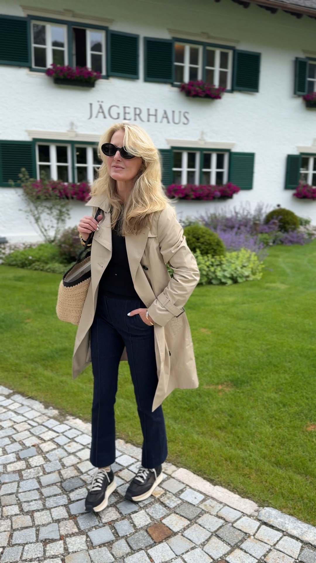 Rainy day casual travel outfit 🖤 This amazing Theo The Label trench coat is almost sold out, but the quality is next-level. I’ll link some other trench coats I love as well.

~Erin xo 

#LTKTravel #LTKSeasonal