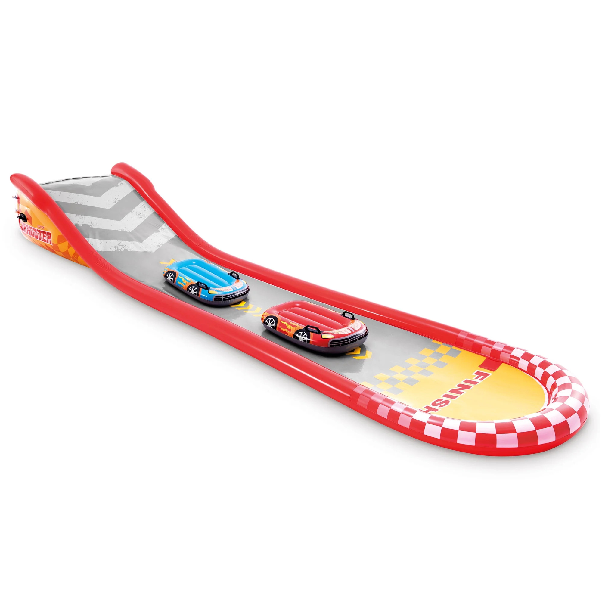 Intex 57167EP 18.5 Foot Long Inflatable Racing Fun Water Slide Track with 2 Surf Car Riders for A... | Walmart (US)