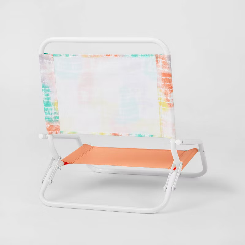 Sand Chair Tie Dye - Pink/Green/Yellow - Sun Squad™ | Target