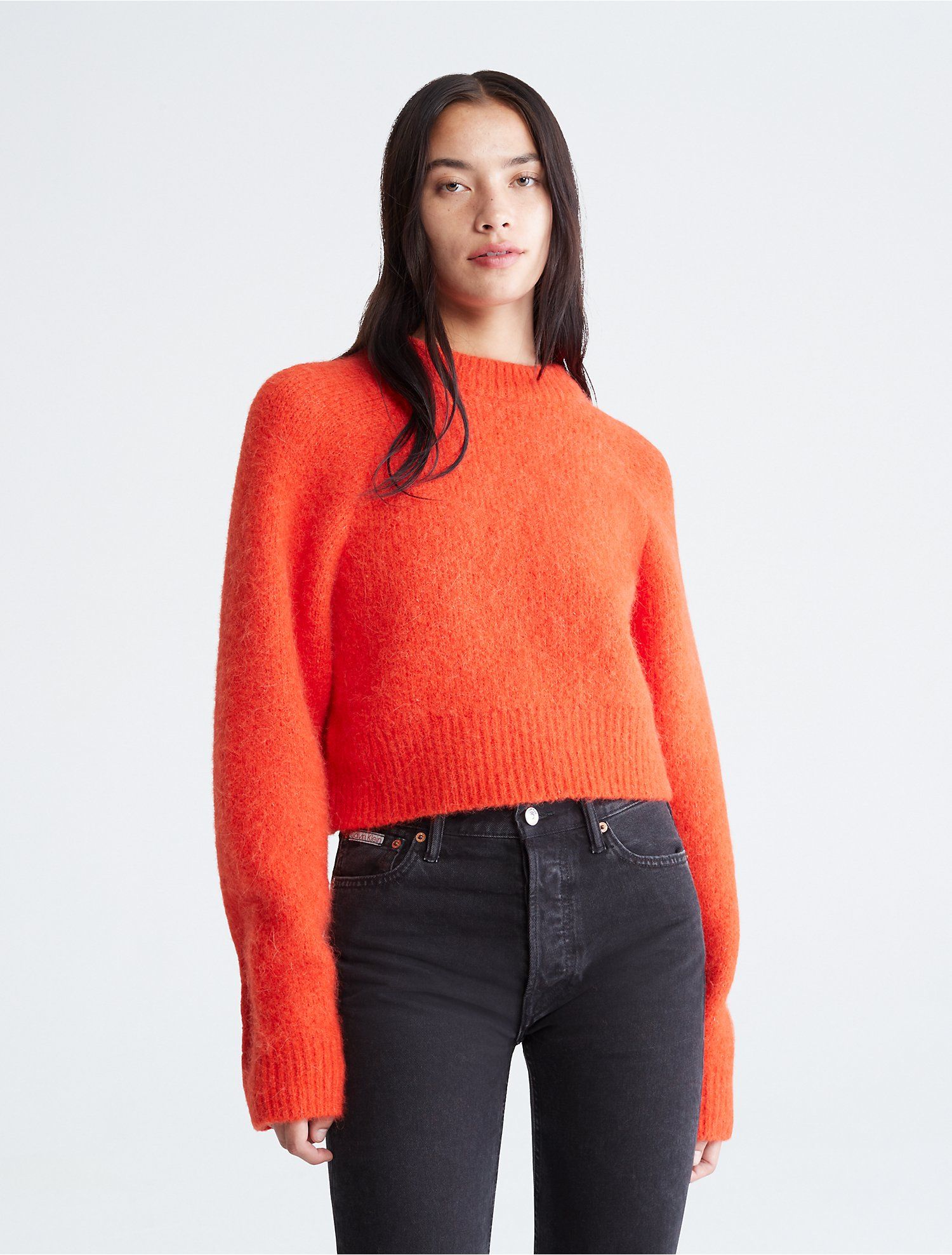 Uplift Wool Knit Crewneck Sweater | Calvin Klein | Calvin Klein (US)