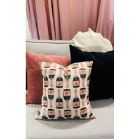 Veuve Rose Champagne Throw Pillow Cover, Gift For Her, Couch, Dorm, New Home, Housewarming, Party, C | Etsy (US)