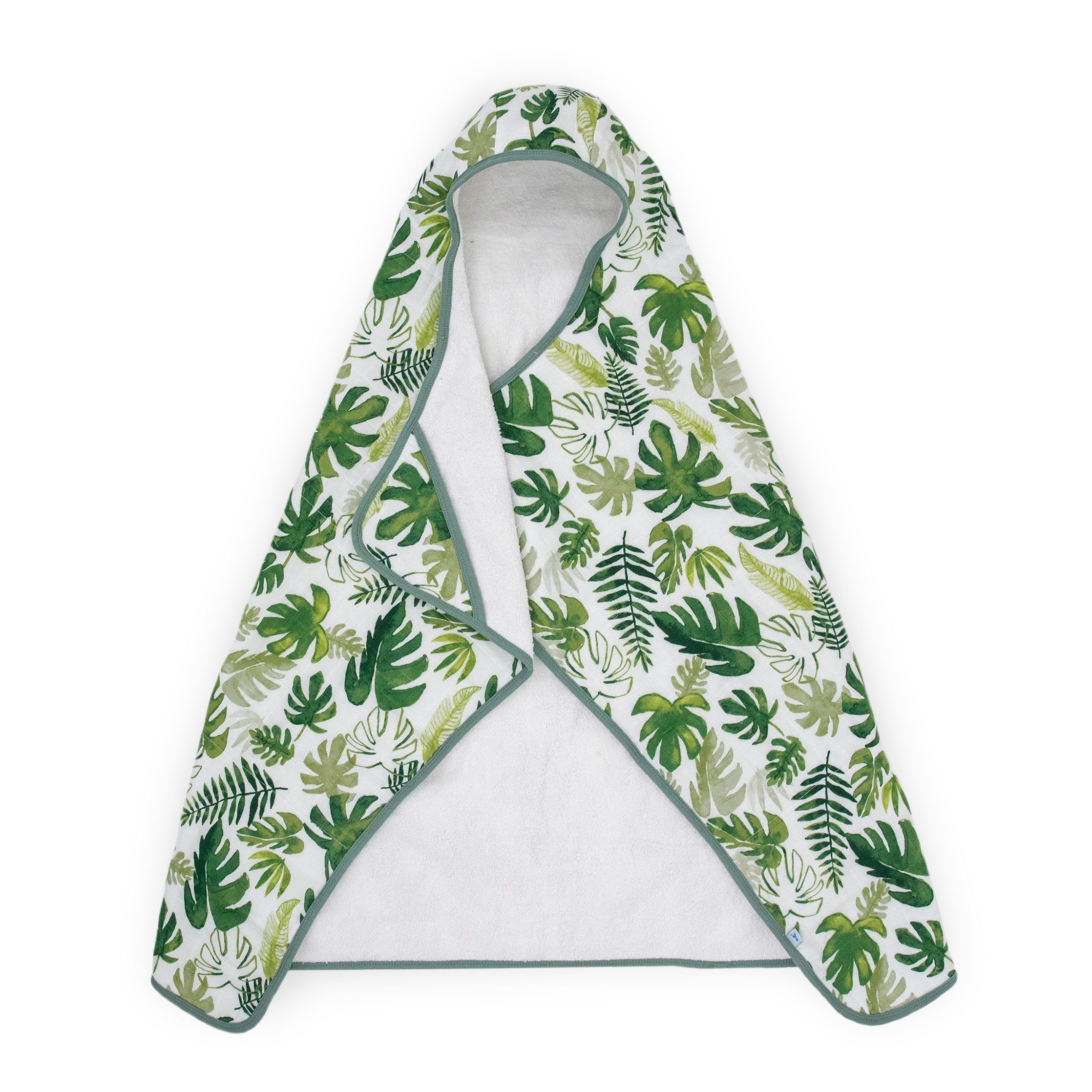 Toddler Hooded Towel - Tropical Leaf | Little Unicorn
