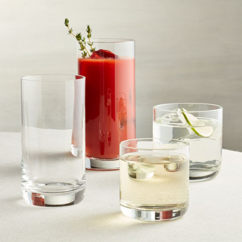 Crescent Glasses | Crate & Barrel | Crate & Barrel