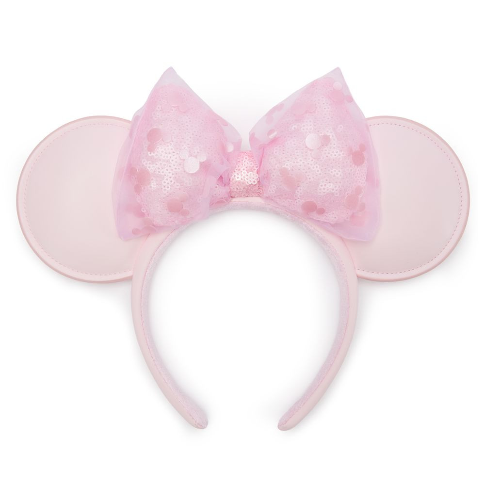 Minnie Mouse Ear Headband for Adults – Pink Milk | Disney Store