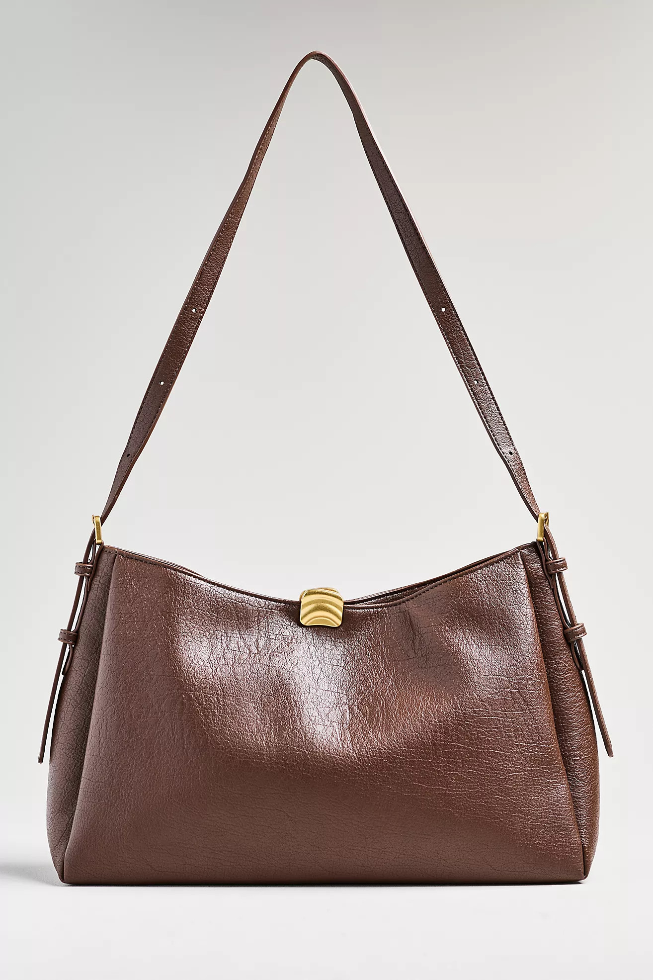 Foldover Slouchy Buckle Shoulder Bag | Anthropologie (US)
