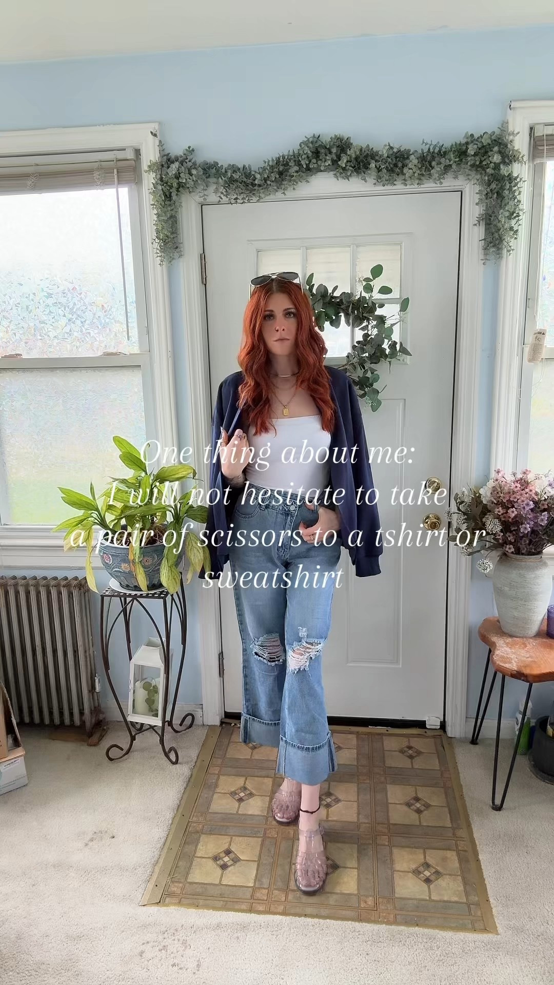 This crewneck was blank in the front and I wasn’t a fan, so I cut it down the middle and now I love! 


#LTKFindsUnder50 #LTKStyleTip #LTKSeasonal