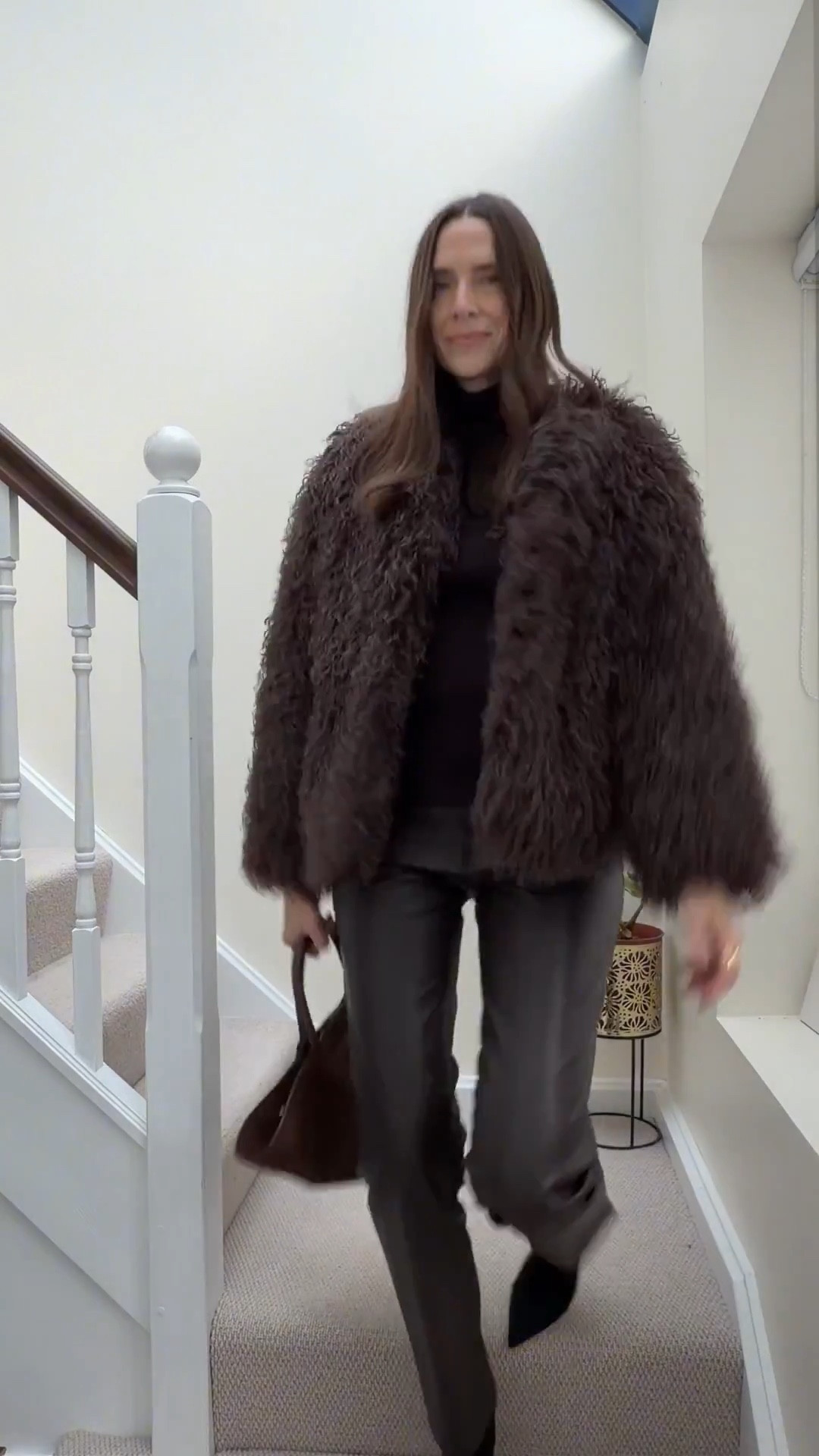 Outfit inspo for the week

Sizing info:
Zara brown balloon trousers, S
Lilysilk cream blazer, UK 10
Mongolian faux fur, S
River Island brown wool roll neck,S
Lilysilk cream trousers, UK 10 (for length only, take your usual size if not tall)
Black satin trousers, S-M
Fabrique satin skirt, S
Double-faced beige wool coat, UK 10
Cream satin trousers, S-M

Minimal styling, faux fur, visor sunglasses, what to wear this week, January outfit ideas 

#LTKootd #LTKSeasonal #LTKOver40