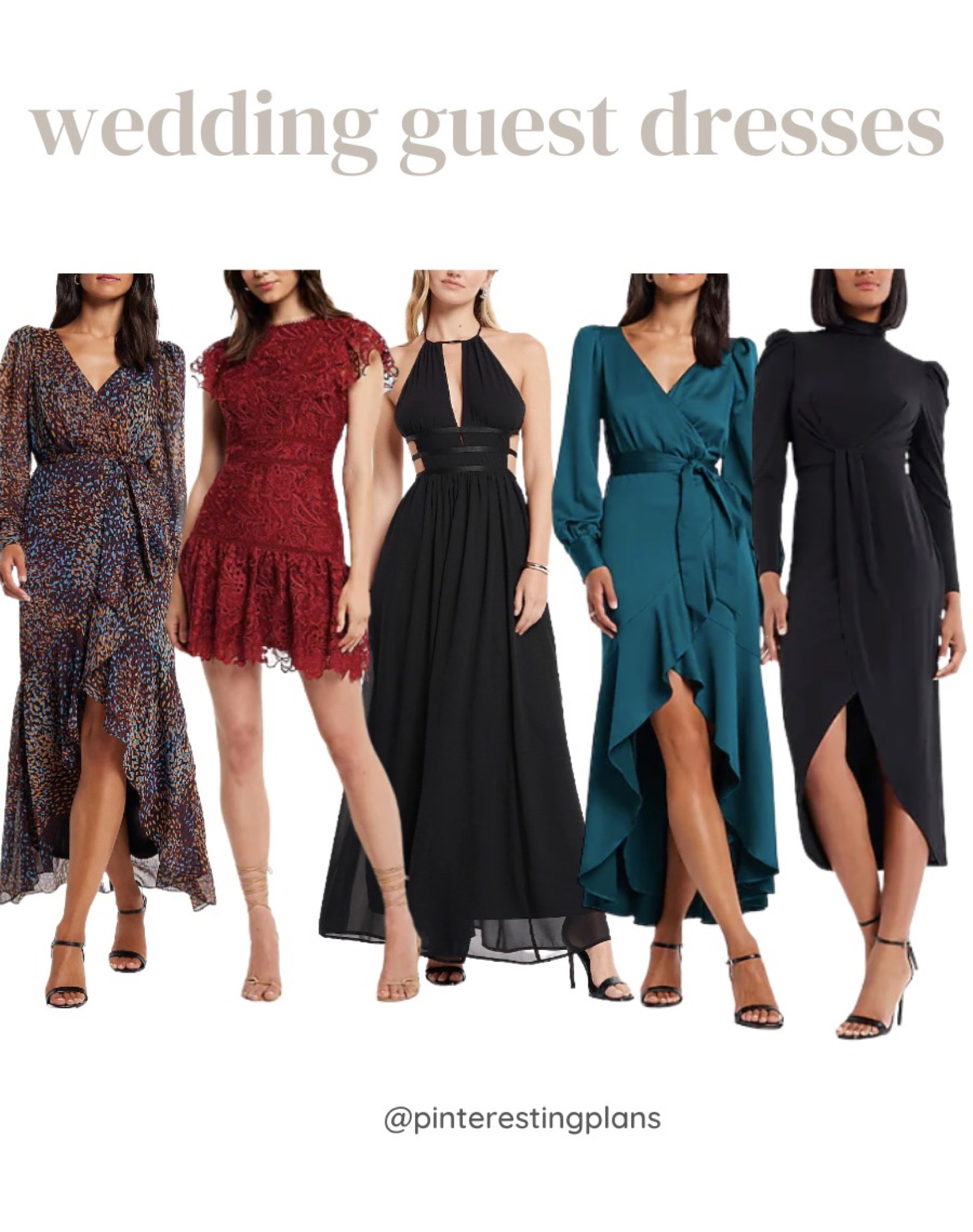 Fall wedding guest dress
Long sleeve
Maxi
Mini
Black dress
Special event dress