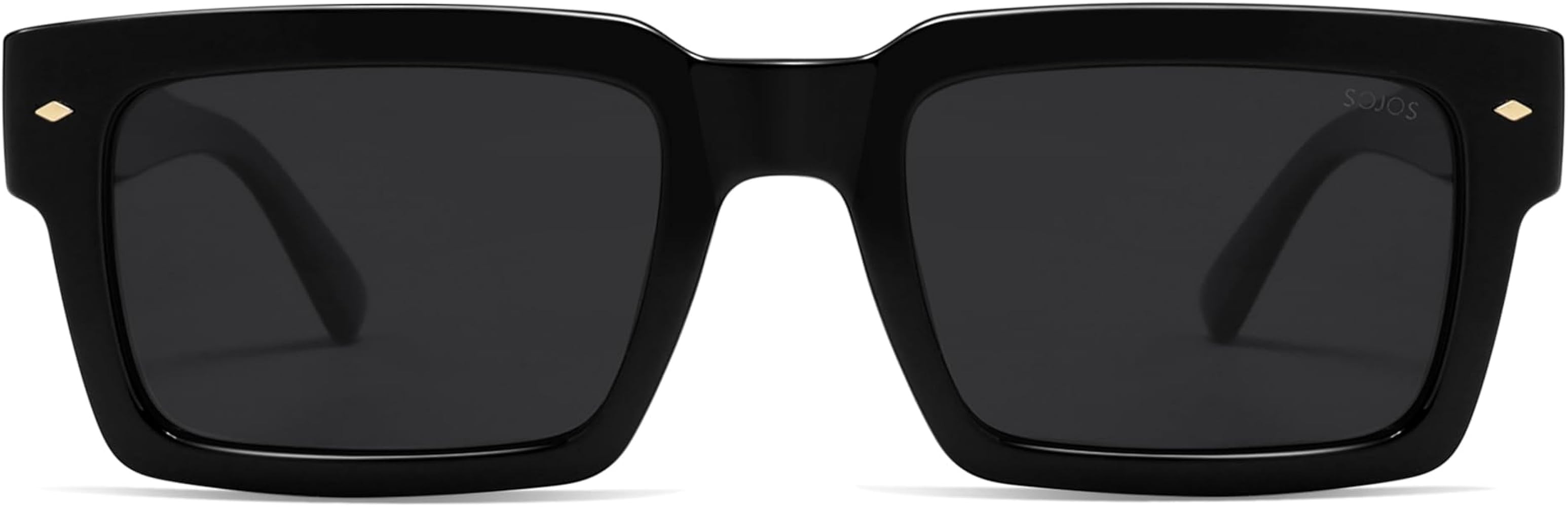 SOJOS Classic Retro Square Polarized Sunglasses Womens Mens, 80s 90s Trendy Rectangle Shades SJ23... | Amazon (US)