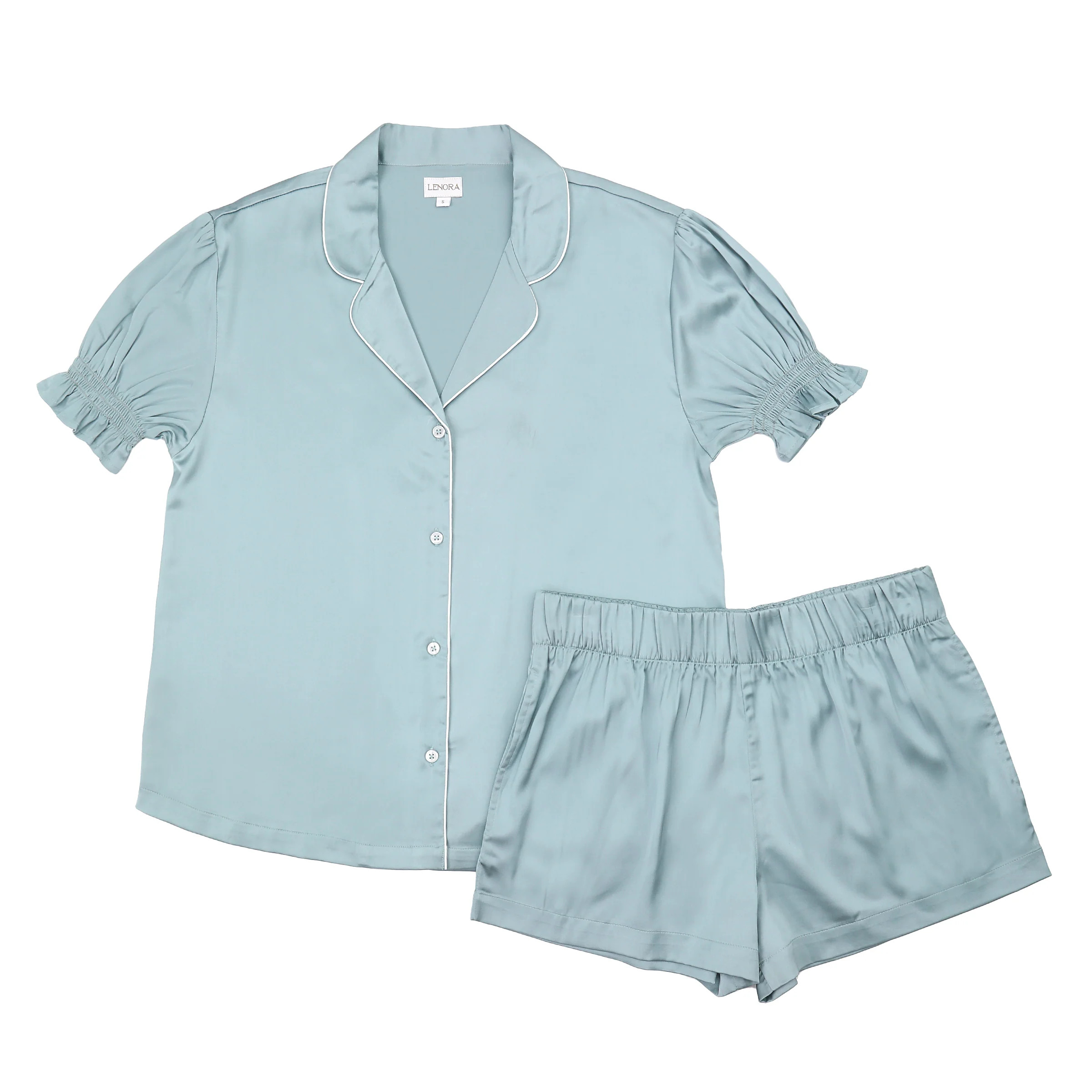 CHLOE SATIN SHORT PAJAMAS | Lenora
