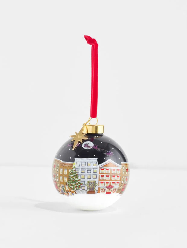 Santa In the City Ornament | Talbots