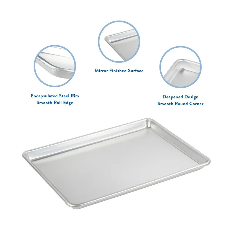 Mainstays Aluminum 18"x13" Half Baking Sheet - Walmart.com | Walmart (US)
