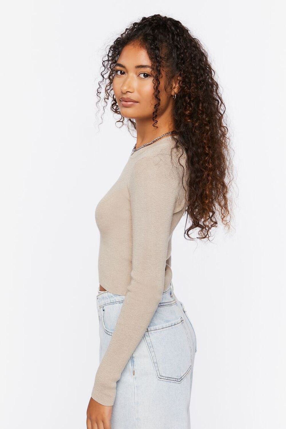 Fitted Rib-Knit Sweater | Forever 21 | Forever 21 (US)