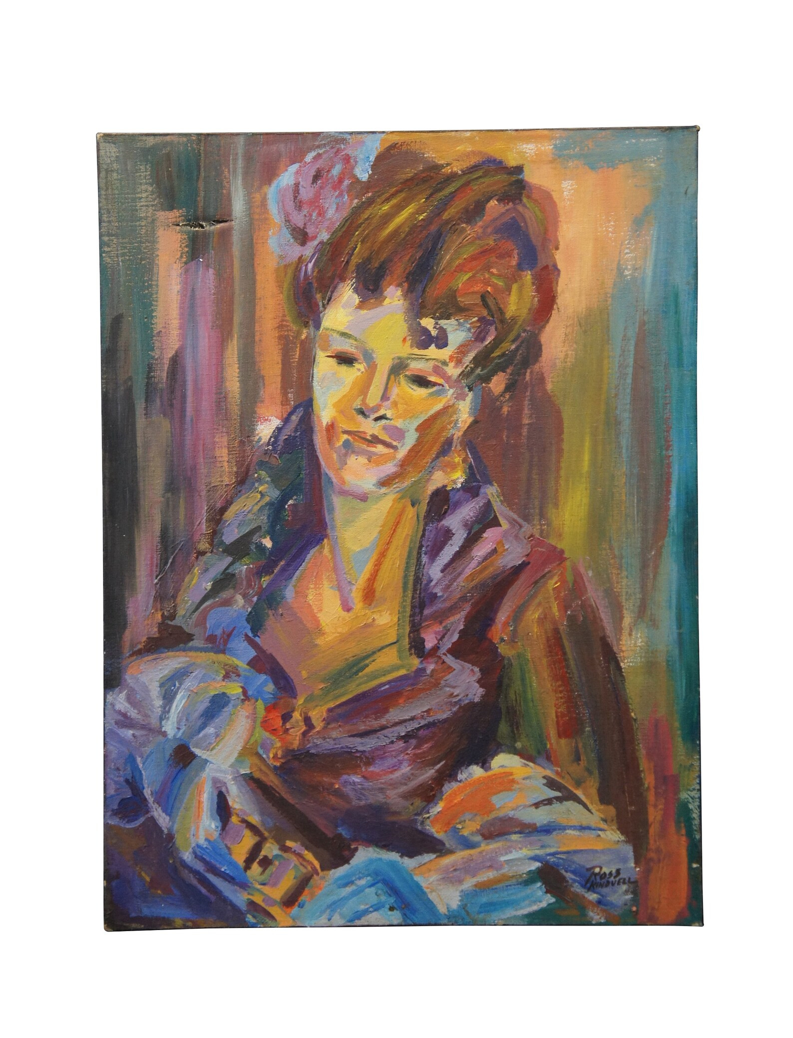 Ross Kinduell Expressionist Victorian Woman Portrait Oil Painting 24 - Etsy | Etsy (US)